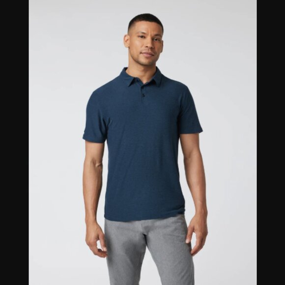 Vuori Other - Vuori Men's Strato Tech Polo Shade Navy Heather Size XL Retail Price $68.00